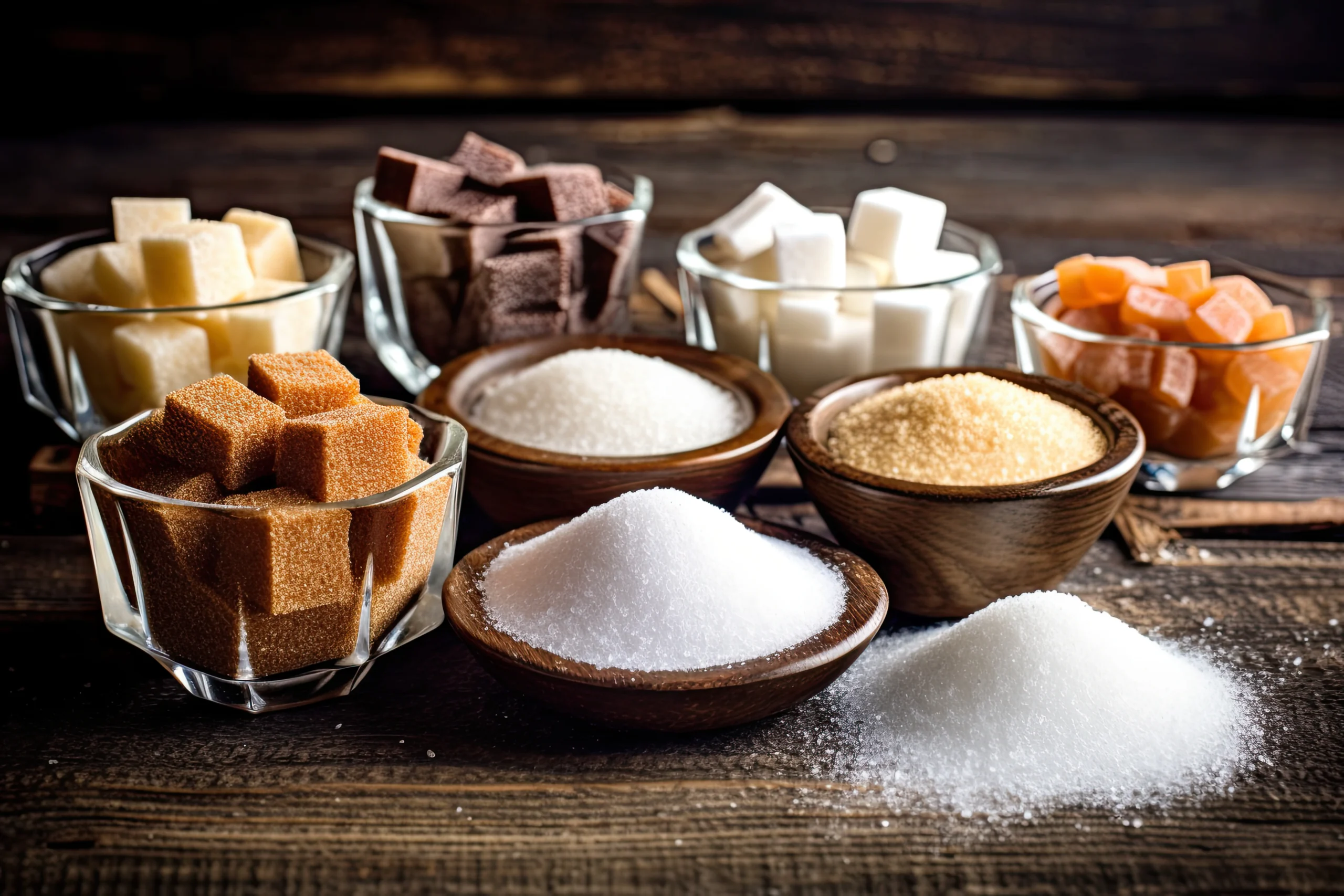 قطاع السكر التركي مجموعة مختلفة من السكريات