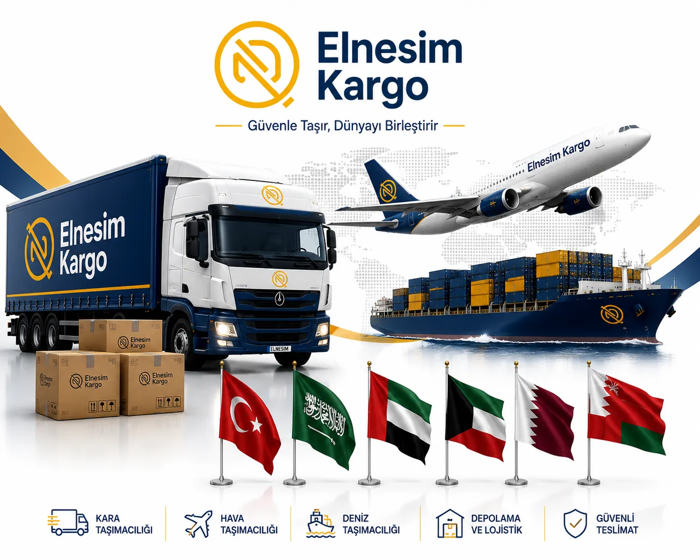 türkiye’den körfez ülkelerine kargo operasyonları için lojistik ve tır sevkiyatı hazırlığı