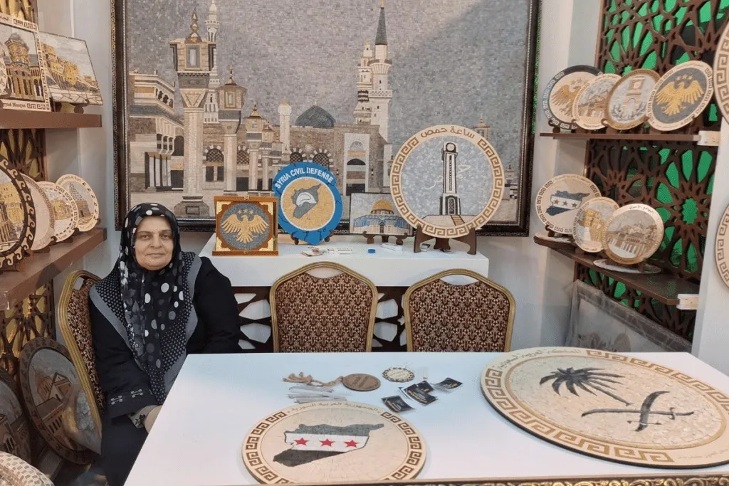 أجنحة المشغولات اليدوية السورية في معرض دمشق الدولي 2026