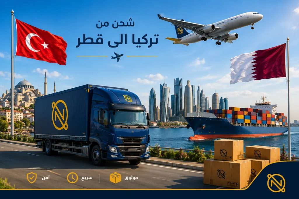 شحن من تركيا الى قطر