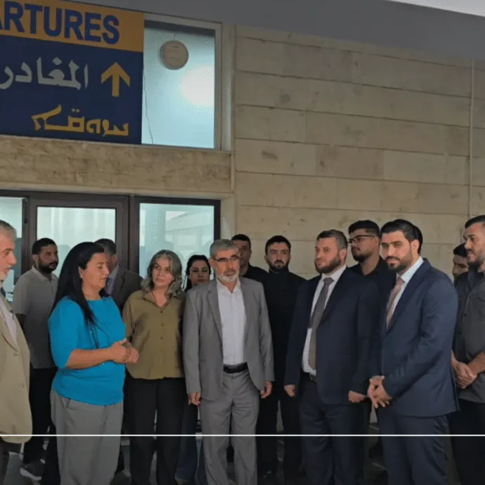 وفد مديرية الجمارك يتفقد مطار ومعبر نصيبين في محافظة الحسكة خلال متابعة جاهزية مطار القامشلي