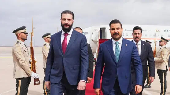 الشرع والزيدي يبحثان بدمشق تعزيز التعاون الاقتصادي وأمن الحدود خلال اللقاء الرسمي بين الرئيس السوري ورئيس الوزراء العراقي