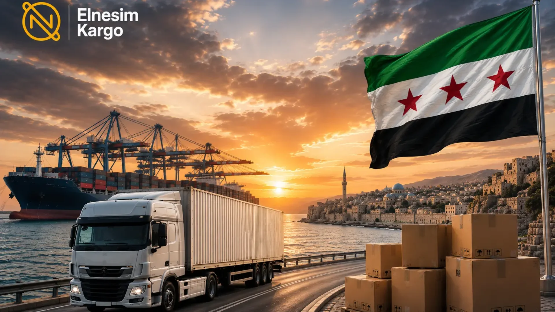 شحن الى سوريا