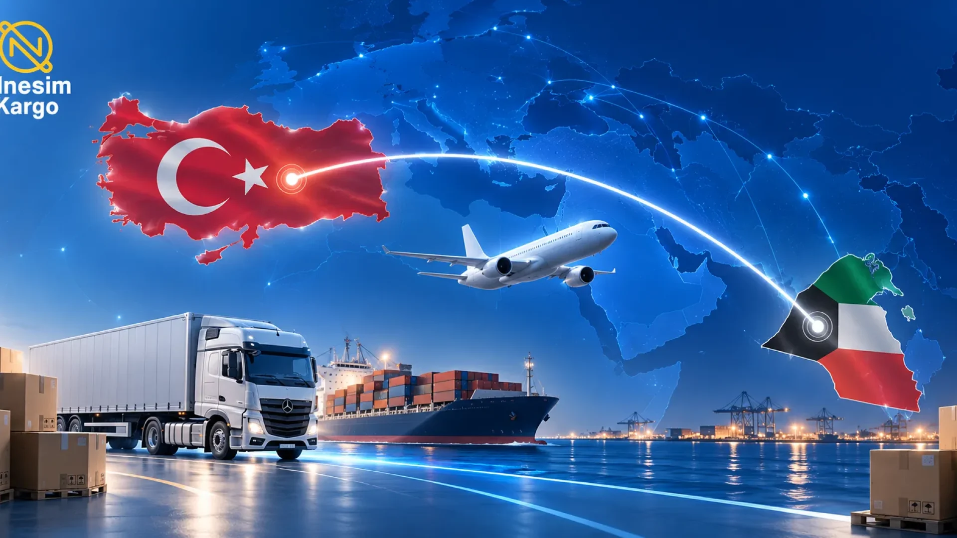 ‫أسعار الشحن من تركيا إلى الكويت‬