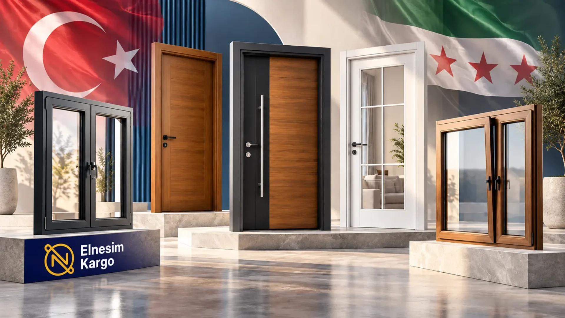 ‫استيراد الأبواب والنوافذ من تركيا إلى سوريا
